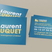 Carte de visite Luquet | Conception Logo et carte de visite pour l'art...